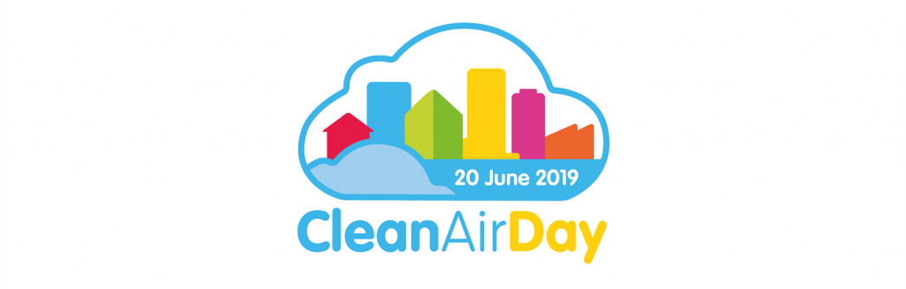 Clean air day banner.