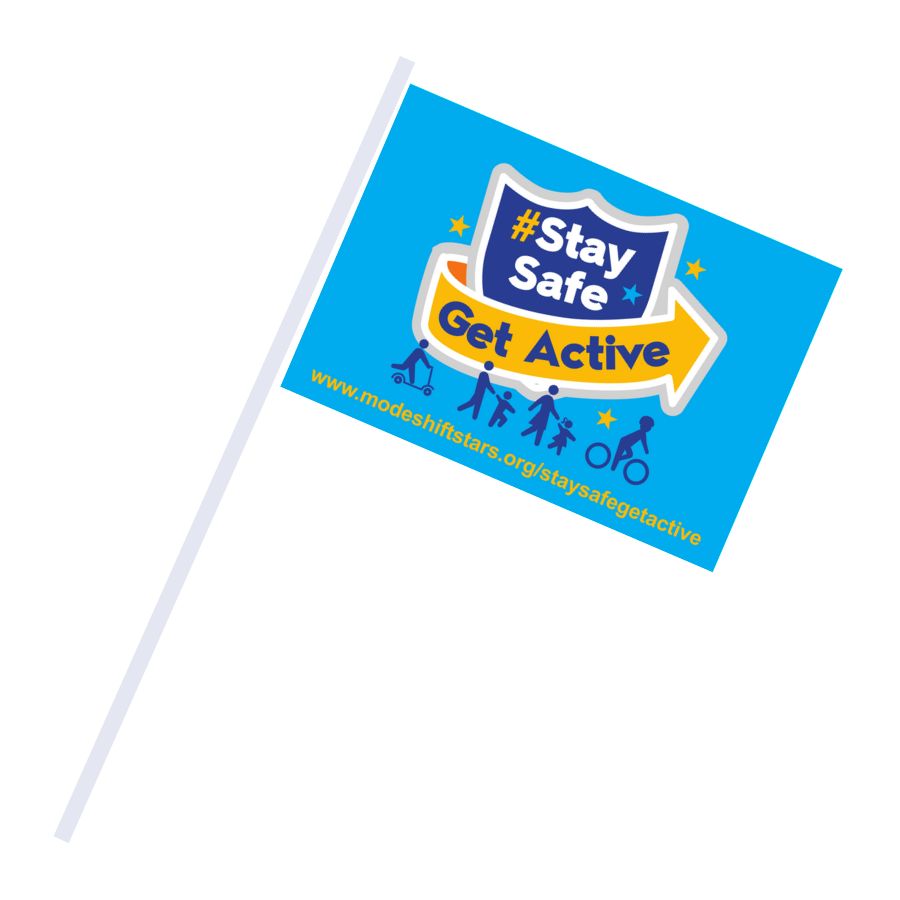 Walking Bubble Flags (Pack of 25)