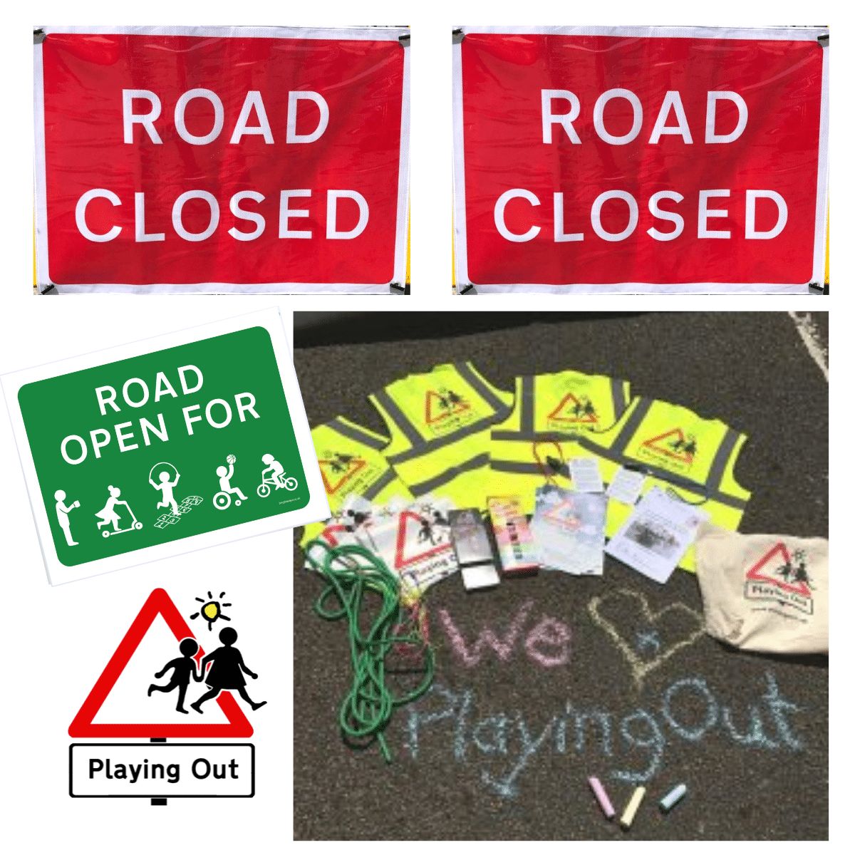 Play Street Pack with Banner Signs